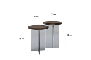 Serenity Sofabord 35 cm - Grå - Møbler - Bord - Sofabord & salongbord