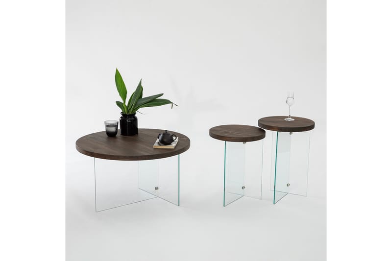 Serenity Sofabord 35 cm - Valnøtt - Møbler - Bord - Sofabord & salongbord