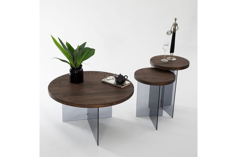 Serenity Sofabord 70 cm - Valnøtt - Møbler - Bord - Sofabord & salongbord