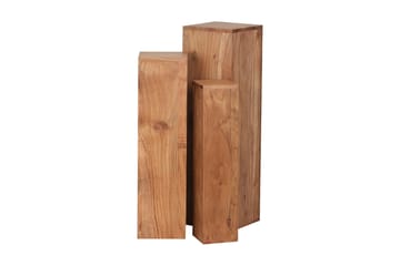 Settbord Darwell 25 cm 3 Bord - Akasie - Møbler - Bord - Sofabord & salongbord