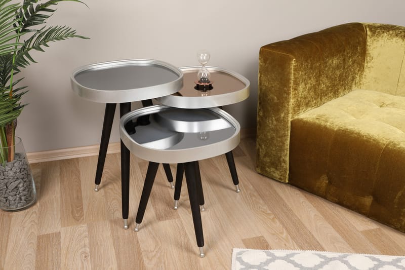 Settbord Gudhelm - Sølv - Sofabord & salongbord - Settbord