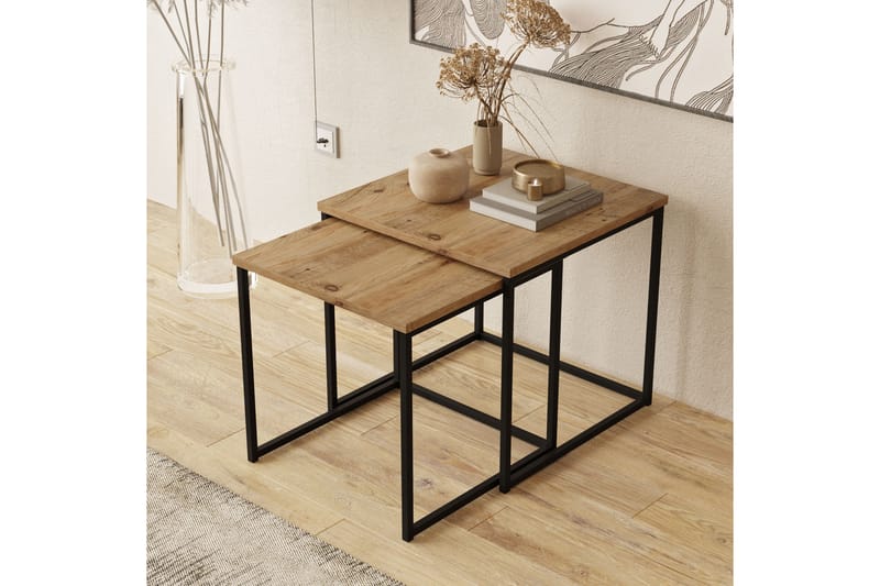 Settbord Lannia 50 cm 2-pk - Natur - Sofabord & salongbord - Settbord