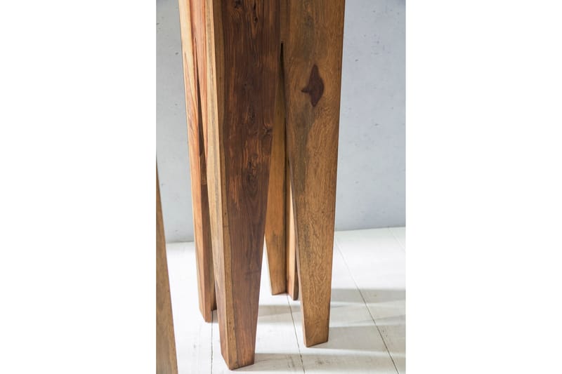 Settbord Leim 3-pk - Brun - Møbler - Bord - Sofabord & salongbord