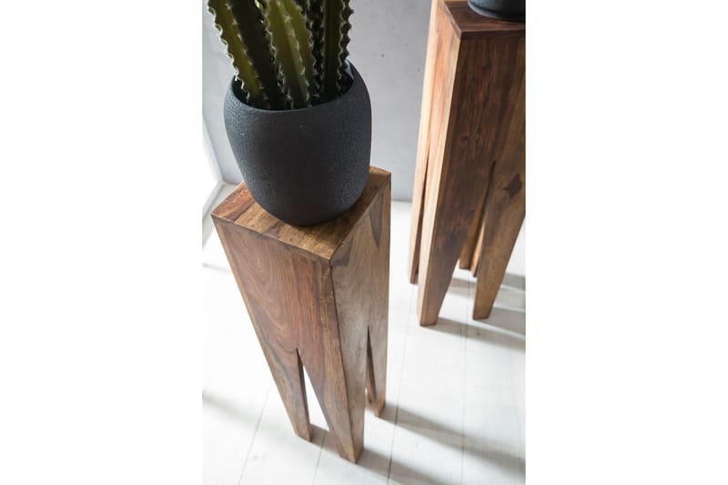 Settbord Leim 3-pk - Brun - Møbler - Bord - Sofabord & salongbord