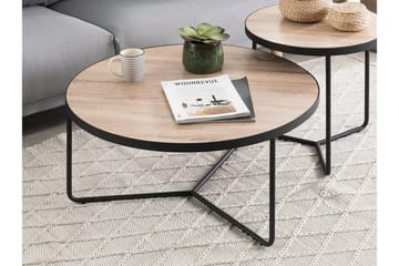 Settbord Melody 50 | 80 cm - Svart - Møbler - Bord - Sofabord & salongbord