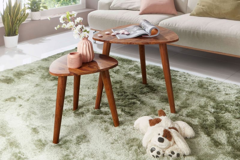 Settbord Seguro 2-pk 60 cm - Brun - Møbler - Bord - Sofabord & salongbord