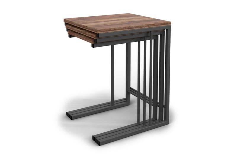 Settbord Sessan 44x55x44 cm - Svart - Settbord - Sofabord & salongbord