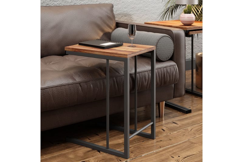 Settbord Sessan 44x55x44 cm - Svart - Settbord - Sofabord & salongbord