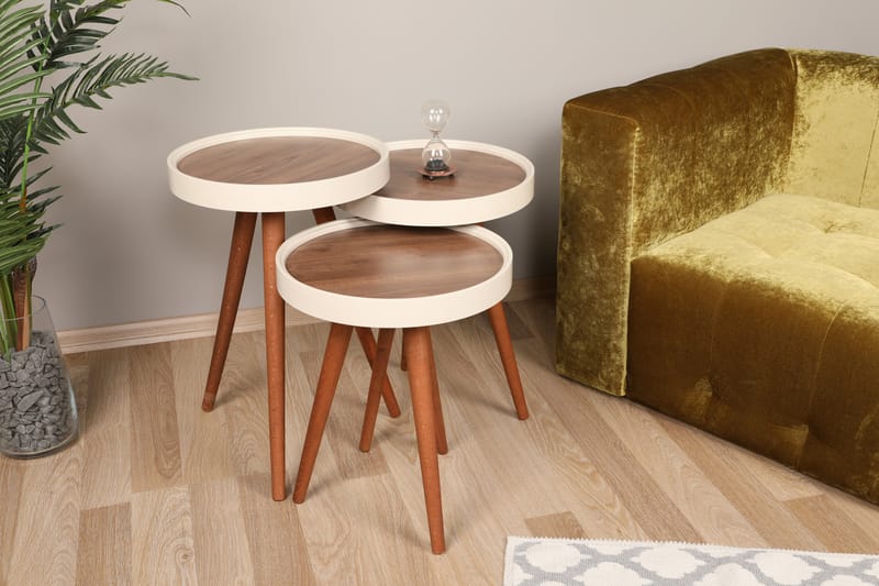 Settbord Tykarp - Brun - Sofabord & salongbord - Settbord
