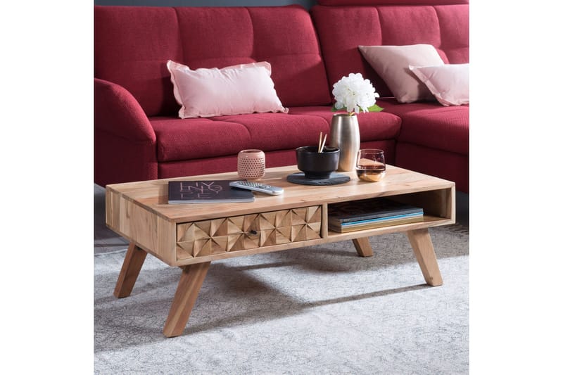 Seufert Sofabord 95 cm - Brun - Møbler - Bord - Sofabord & salongbord