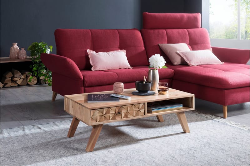 Seufert Sofabord 95 cm - Brun - Møbler - Bord - Sofabord & salongbord