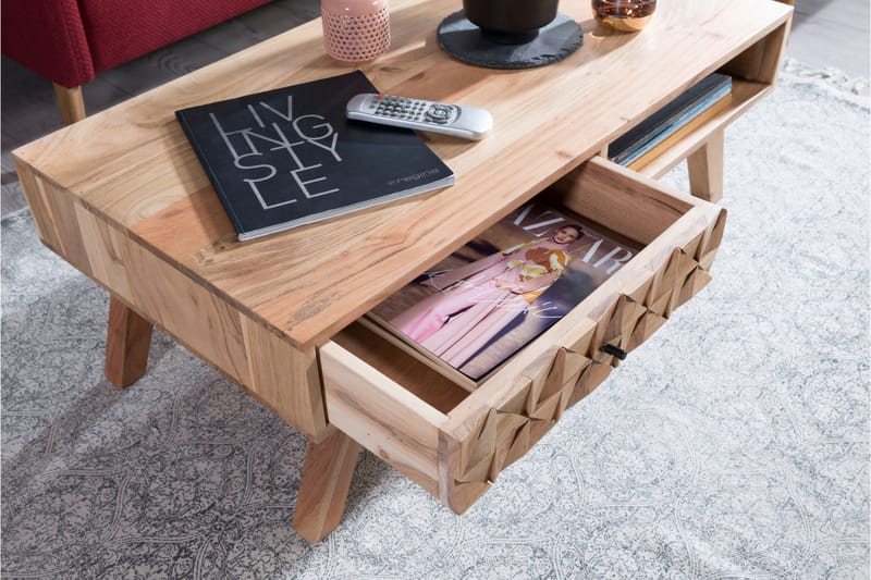 Seufert Sofabord 95 cm - Brun - Møbler - Bord - Sofabord & salongbord