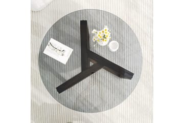 Sibas Sofabord 75 cm Rundt - Smoky / Teak - Møbler - Bord - Sofabord & salongbord