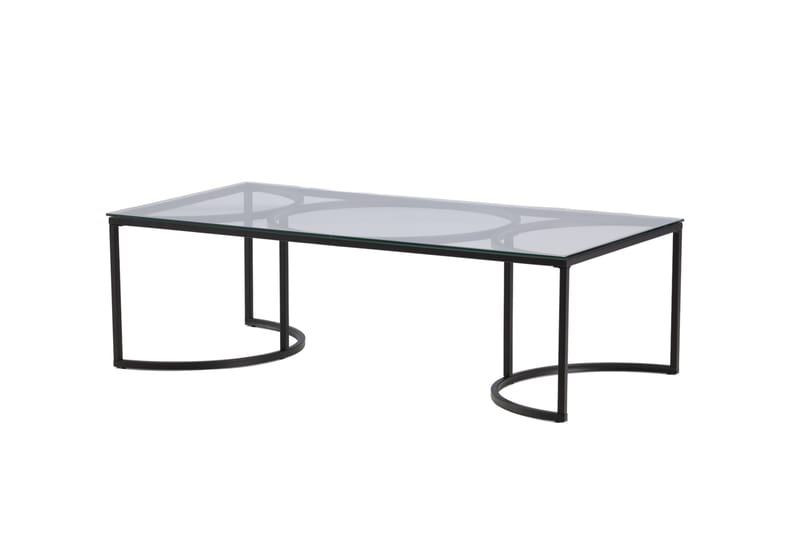Skanör Sofabord 140x70x42 cm - Sort - Møbler - Bord - Sofabord & salongbord