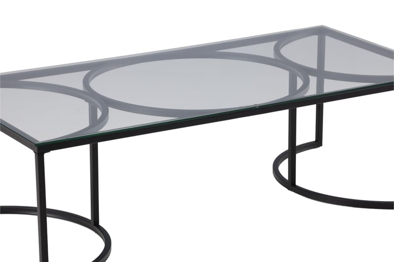 Skanör Sofabord 140x70x42 cm - Sort - Møbler - Bord - Sofabord & salongbord