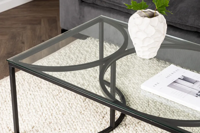 Skanör Sofabord 140x70x42 cm - Sort - Møbler - Bord - Sofabord & salongbord