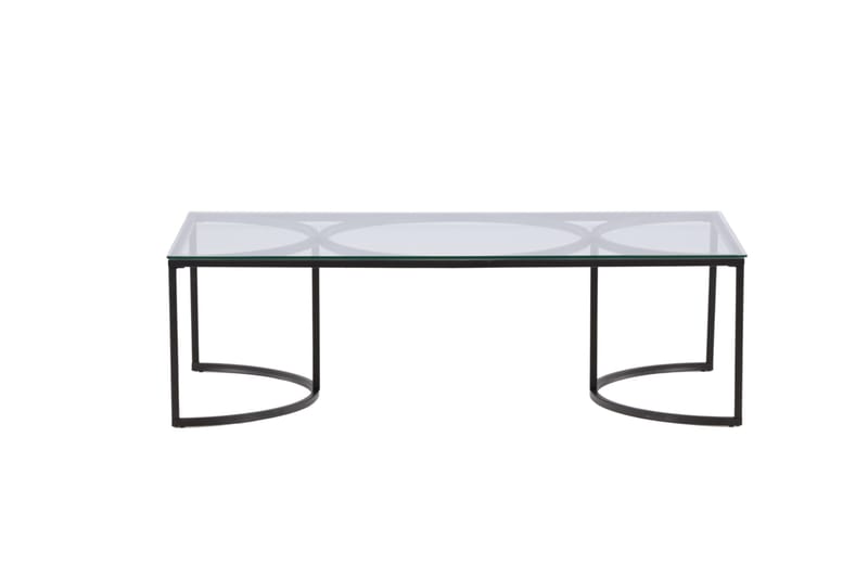 Skanör Sofabord 140x70x42 cm - Sort - Møbler - Bord - Sofabord & salongbord