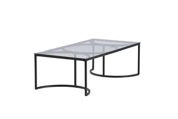 Skanör Sofabord 140x70x42 cm - Sort - Møbler - Bord - Sofabord & salongbord