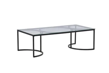 Skanör Sofabord 140x70x42 cm - Sort - Møbler - Bord - Sofabord & salongbord