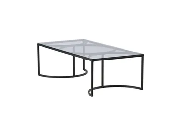 Skanör Sofabord 140x70x42 cm - Sort - Møbler - Bord - Sofabord & salongbord