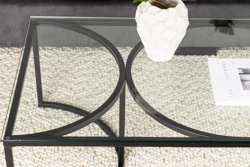 Skanör Sofabord 140x70x42 cm - Sort - Møbler - Bord - Sofabord & salongbord