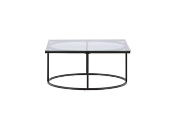 Skanör Sofabord 90x90x42 cm - Sort - Møbler - Bord - Sofabord & salongbord