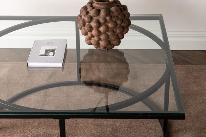 Skanör Sofabord 90x90x42 cm - Sort - Møbler - Bord - Sofabord & salongbord