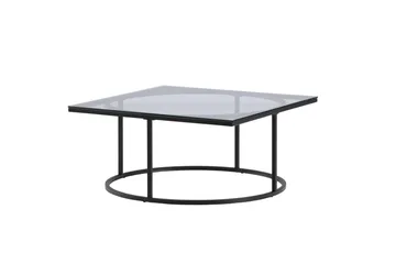 Skanör Sofabord 90x90x42 cm - Sort - Møbler - Bord - Sofabord & salongbord