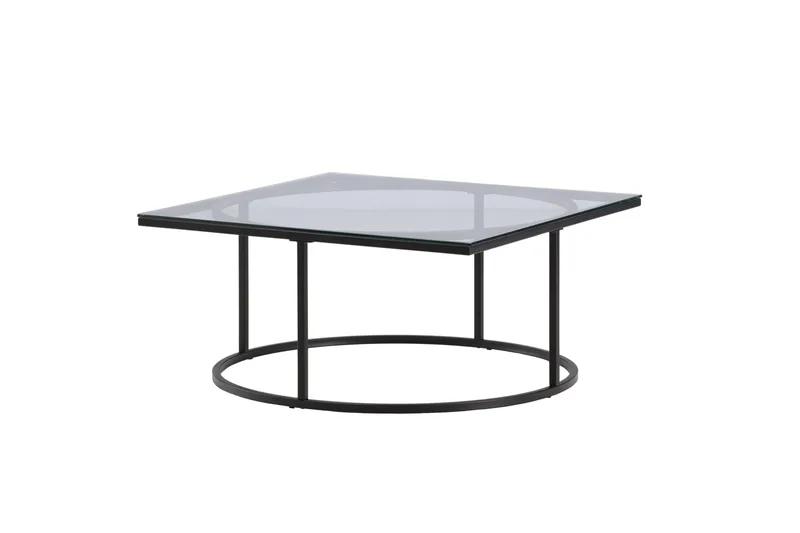 Skanör Sofabord 90x90x42 cm - Sort - Møbler - Bord - Sofabord & salongbord