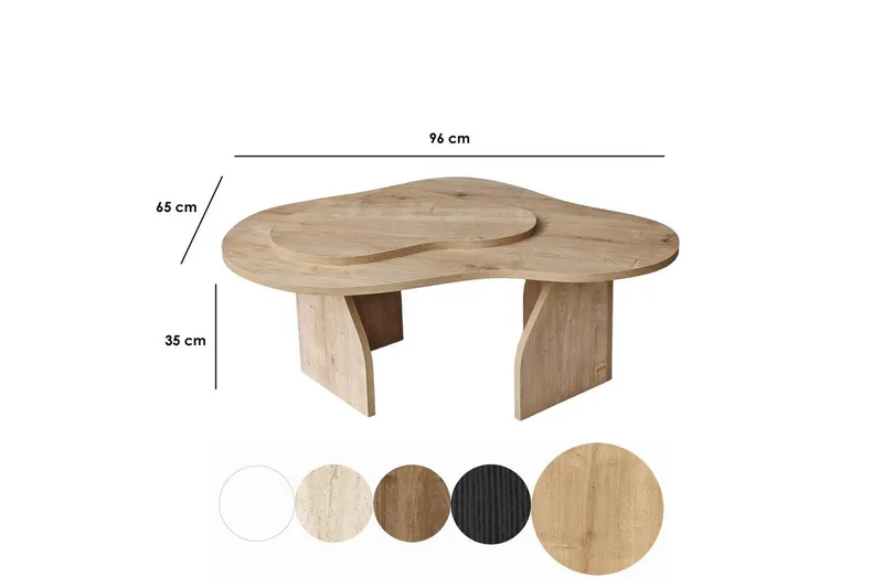 Sofabord Smeltet Sudamaleik - Sudamaleik - Møbler - Bord - Sofabord & salongbord