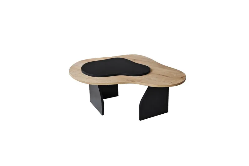 Sofabord Smeltet Sudamaleik / Svart, Sudamaleik / Svart