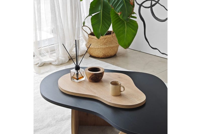 Sofabord Smeltet Svart / Sudamaleik - Svart / Sudamaleik - Møbler - Bord - Sofabord & salongbord
