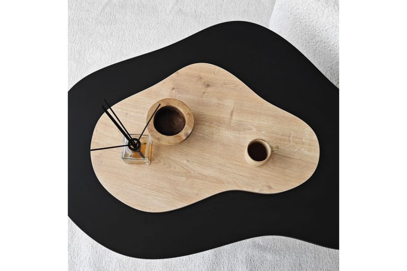 Sofabord Smeltet Svart / Sudamaleik - Svart / Sudamaleik - Møbler - Bord - Sofabord & salongbord