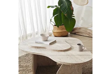 Sofabord Smeltet Travertin - Travertin - Møbler - Bord - Sofabord & salongbord