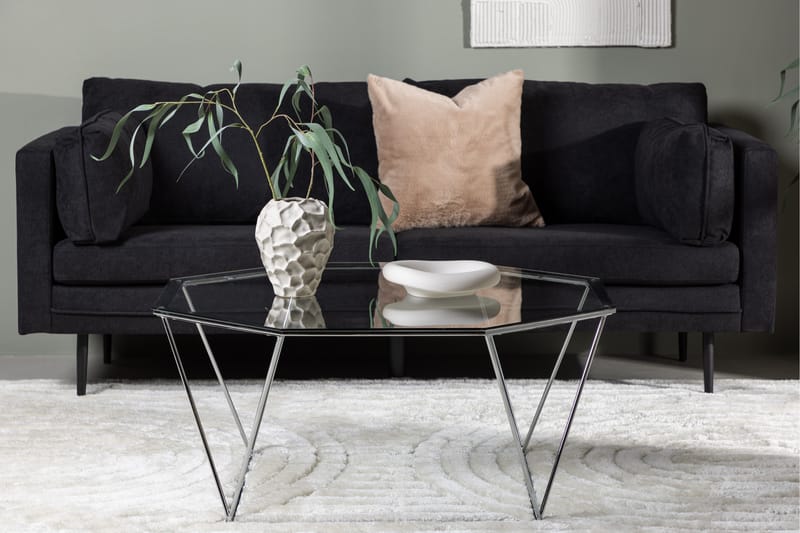 Sofabord Österlen 100 cm Gjennomsiktig - Venture Home - Sofabord & salongbord