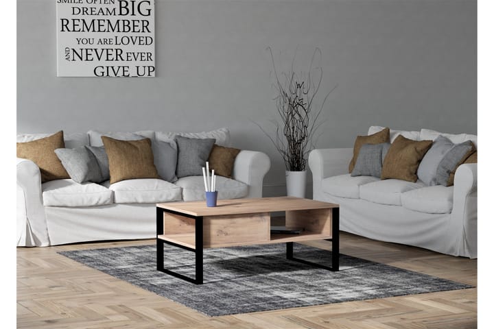 Sofabord Antler ripper 100 cm - Natur - Sofabord & salongbord