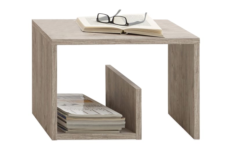 Sofabord Bimokre 59 cm med Oppbevaringshyller - Tre - Møbler - Bord - Sofabord & salongbord