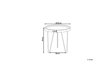 Sofabord Bondiss 45 cm - Brun - Møbler - Bord - Sofabord & salongbord