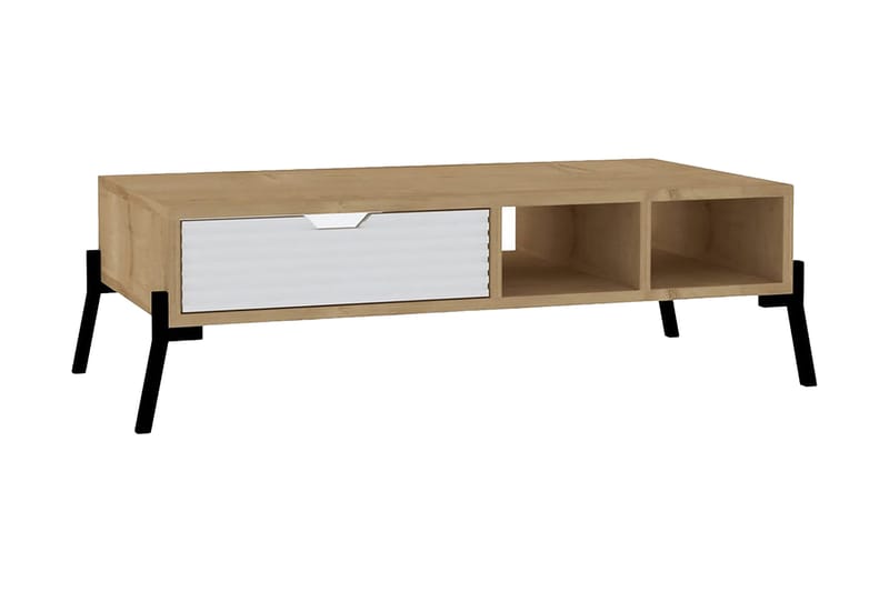 Sofabord Boombar 100x28,2x100 cm - Blå - Sofabord & salongbord