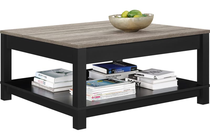 Sofabord Carver 90 cm Svart - Dorel Home - Møbler - Bord - Sofabord & salongbord