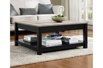 Sofabord Carver 90 cm Svart - Dorel Home - Møbler - Bord - Sofabord & salongbord