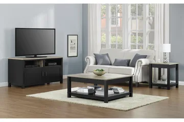 Sofabord Carver 90 cm Svart - Dorel Home - Møbler - Bord - Sofabord & salongbord