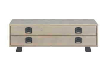 Sofabord Catemo 110 cm med Oppbevaringsskuff - Beige/Grå - Møbler - Bord - Sofabord & salongbord