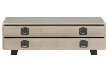 Sofabord Catemo 110 cm med Oppbevaringsskuff - Beige/Grå - Møbler - Bord - Sofabord & salongbord