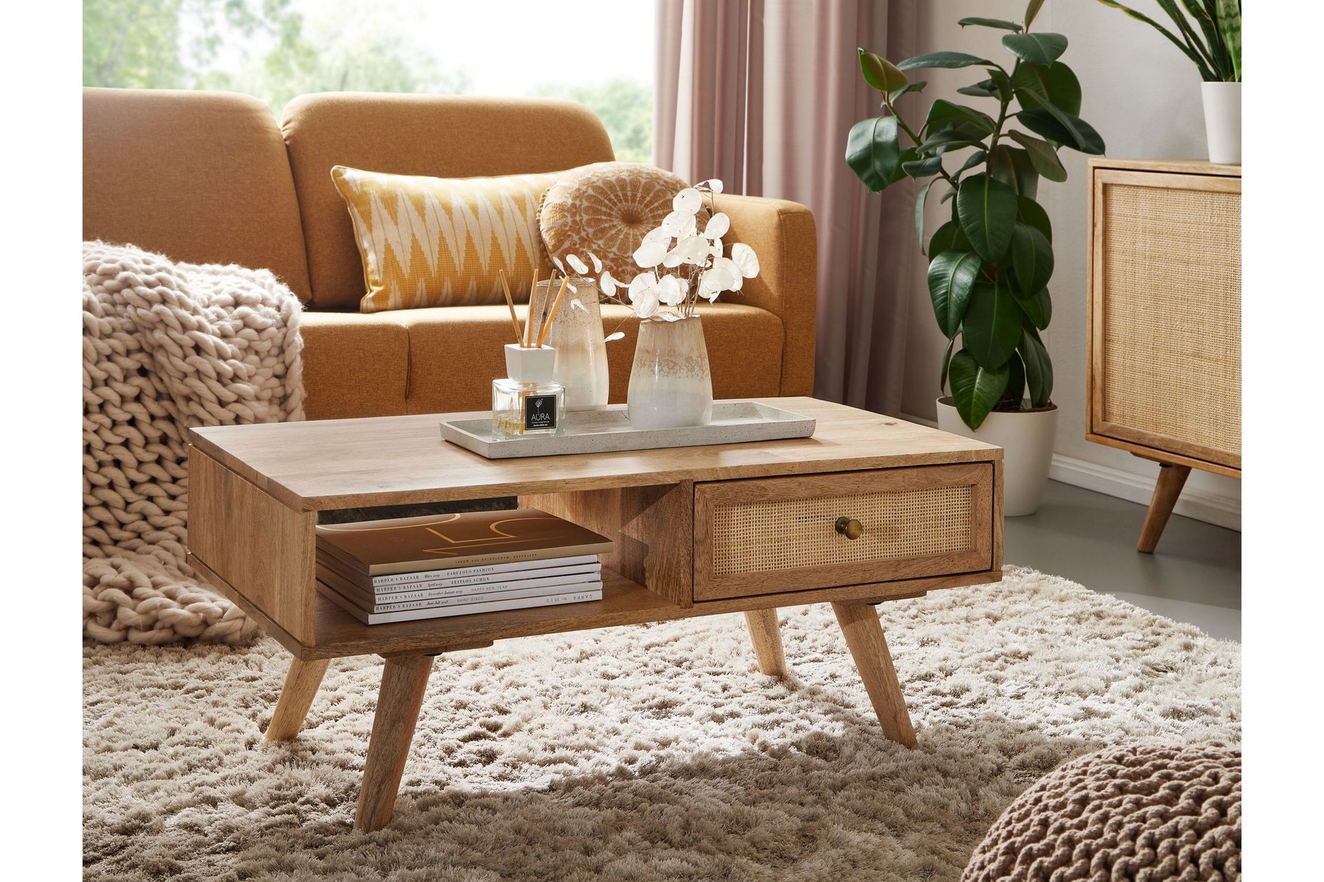 Sofabord Clanton 45 cm - Brun - Møbler - Bord - Sofabord & salongbord