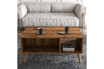 Sofabord Elrasmo sofabord 90x54x90 cm Brun - Møbler - Bord - Sofabord & salongbord