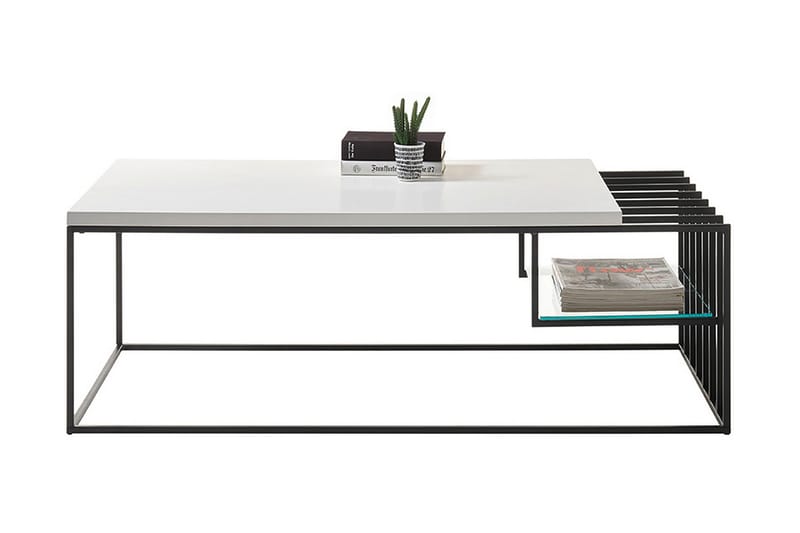 Sofabord Exteer 120 cm - Hvit - Sofabord & salongbord