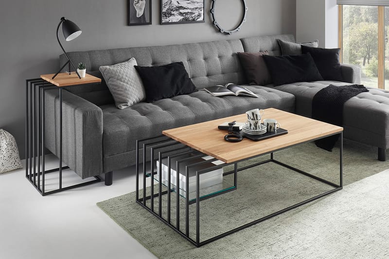 Sofabord Exteer 120 cm - Natur - Sofabord & salongbord