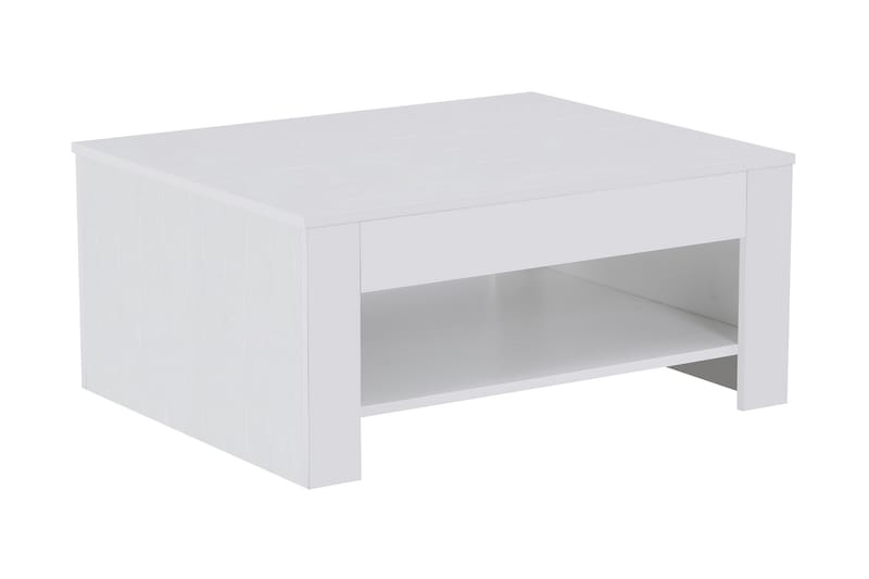 Sofabord Fintan 100 cm - Rektangulær/Hvit - Sofabord & salongbord
