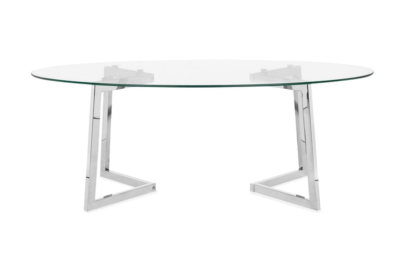 Sofabord Fresno 60 cm - Transparent - Møbler - Bord - Sofabord & salongbord